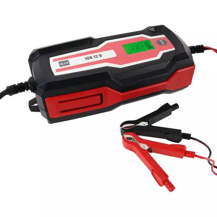 Akkulaturi 6V/12V 10A AX4 - Batteriladdare och starthjälp - 6418536024256 - 1
