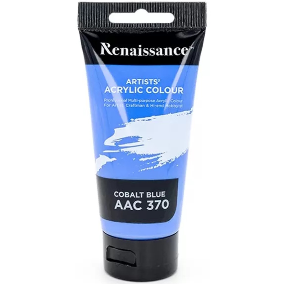 Akryylimaali 75 ml Cobolt Blue - Akrylfärger och målarfärger - 8851907234416 - 1