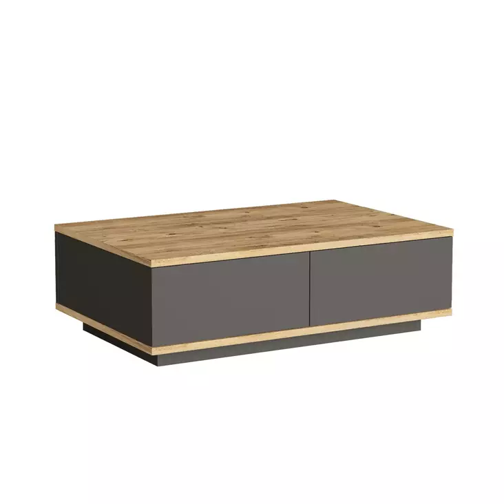 Soffbord Hanah Home FR14AA Furu Antracit Spånskiva 90x28,6x60 cm - Soffbord - 8684282994046 - 1