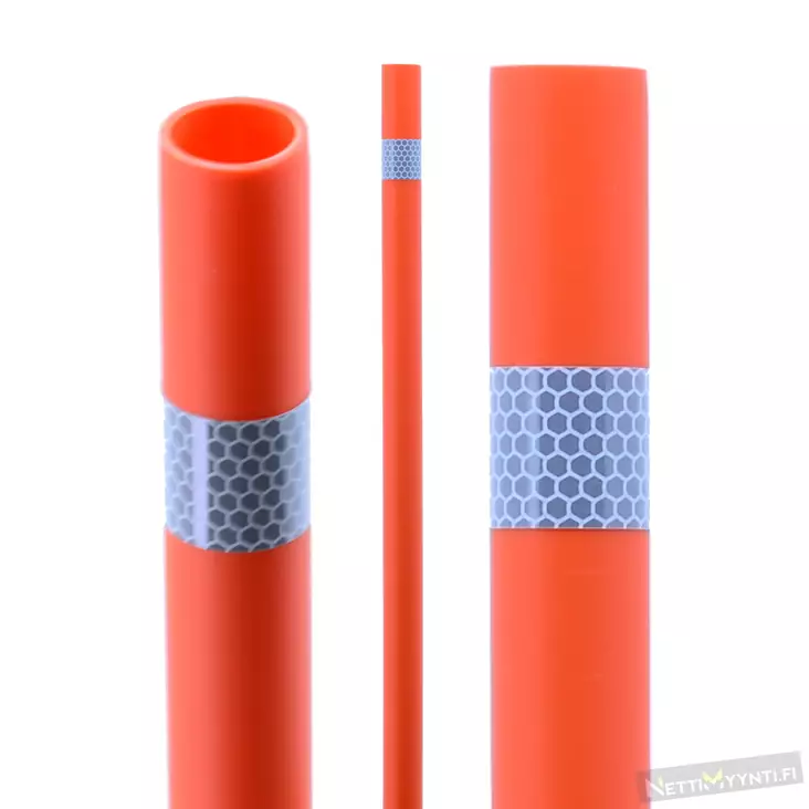 Snökäpp 150cm Orange 6 st - UV-skyddad plogkäpp - Varnings- och säkerhetsprodukter - 6438168121666 - 1