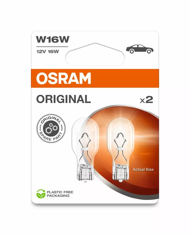 Osram W16W - Strålkastare och glödlampor - 4062172396486 - 1