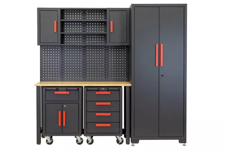 Autotallin kalusteryhmä Garage PGC101 pääkuva - Lagerhyllor och -lådor - 6438168113166 - 1