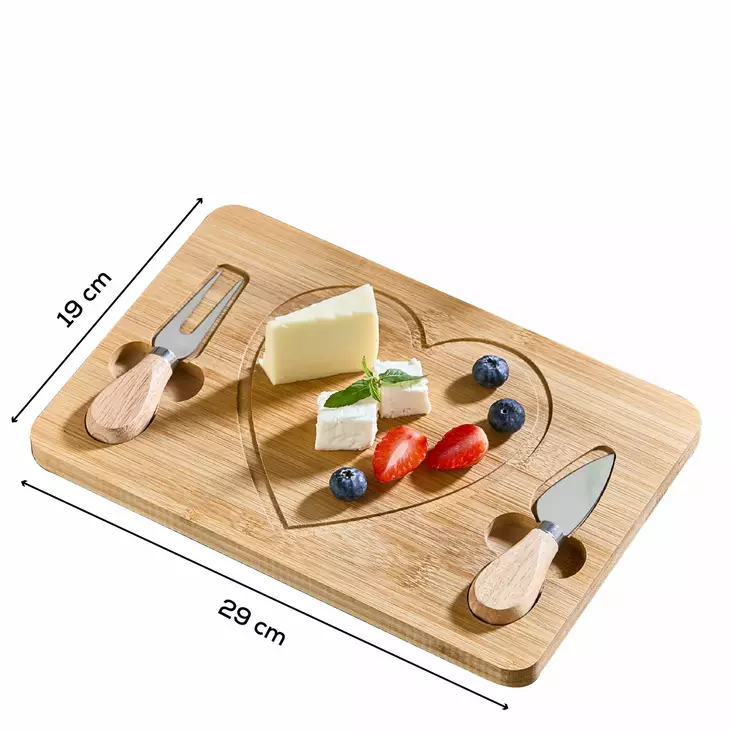 Serveringsbräda Hermia Flerfärgad Bambu 18x29 cm - Köksredskap - 8684283915286 - 1