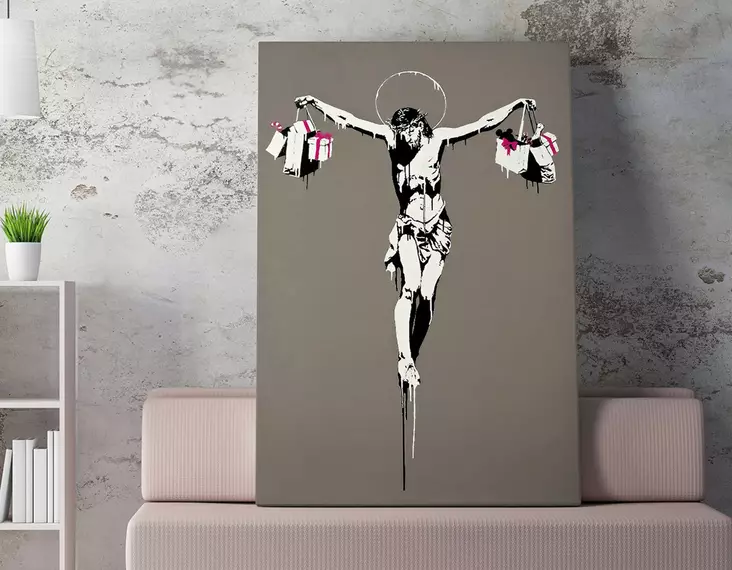 Canvastavla Wallity Flerfärgad Bomull/Polyester 50x70 cm - Tavlor och ramar - 8683342788816 - 1