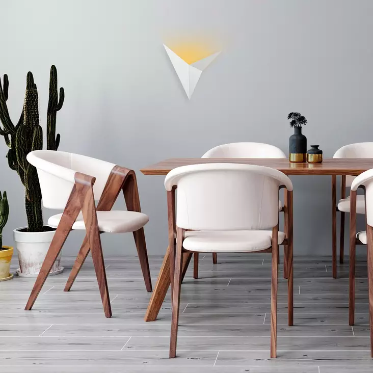 Vägglampa Opviq Bird Vit Metall 34 x 5 cm - Tak- och vägglampor - 8681875944396 - 1