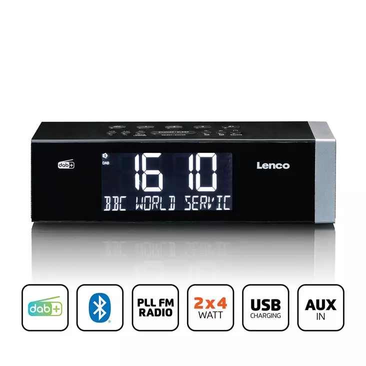 DAB+ FM-klockradio med Bluetooth - Radioapparater - 8711902079026 - 1