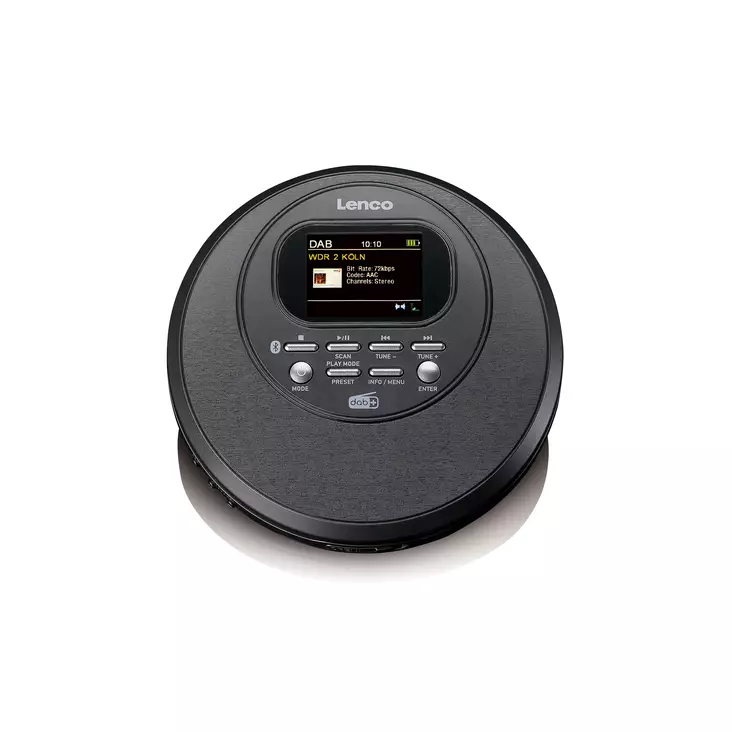 Discman med DAB Bluetooth® och färgkarta TFT Svart - CD/DVD-spelare - 8711902079576 - 10