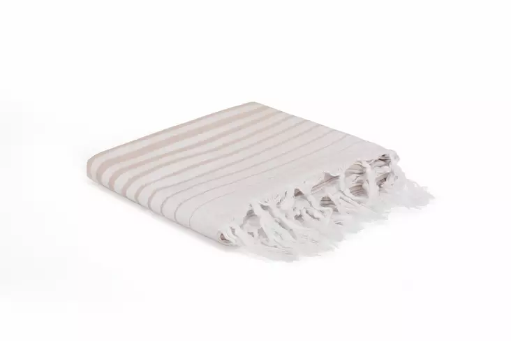 Fouta Mijölnir Vit Mink 100% Bomull Hög Vattenabsorption 90x180 cm - Handdukar - 8683342756686 - 1