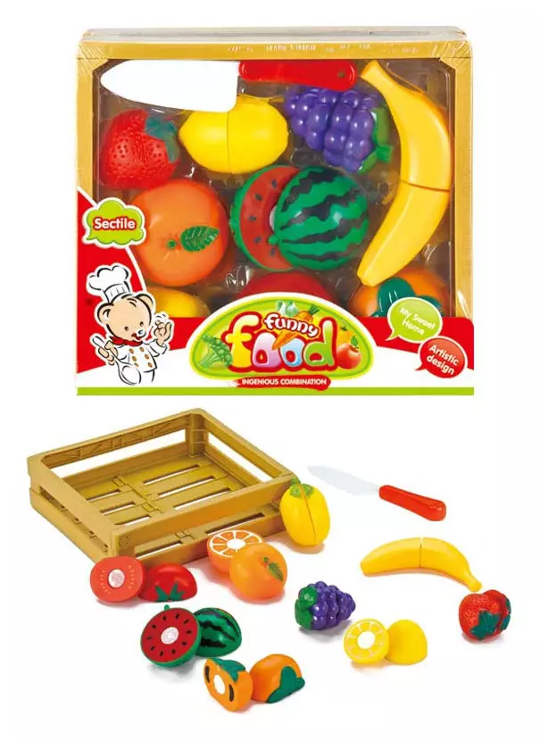 Funny food leikattavat hedelmät - Hemets rollspel och affärsrollspel - 0746856409436 - 1