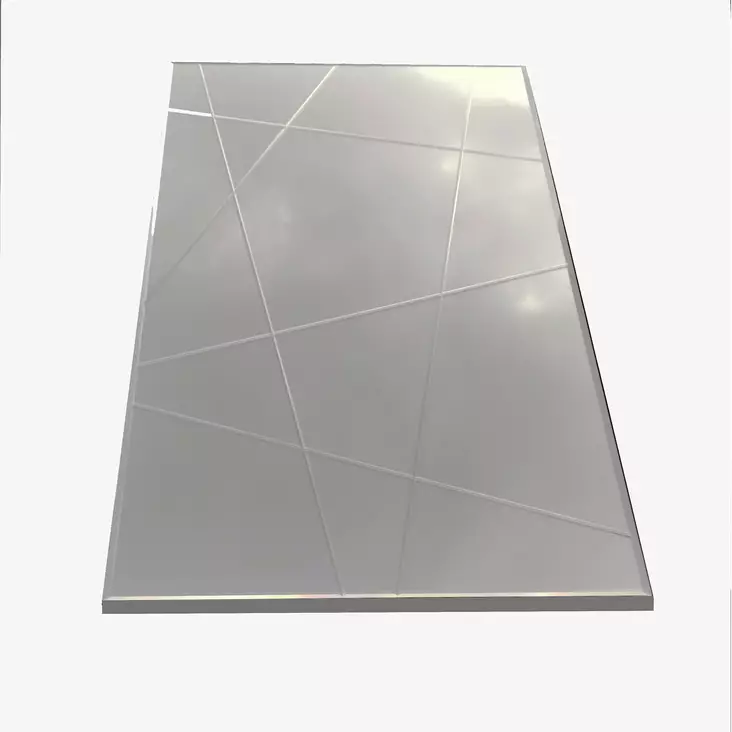 Spegel Hanah Home A331D Silver MDF 62x2,2x130 cm - Speglar - 8681875986396 - 1
