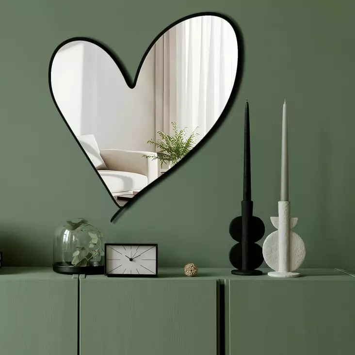 Dekorativ Spegel Wallity Silver Plexiglas EVA 43x48 cm - Speglar - 8684283980956 - 1