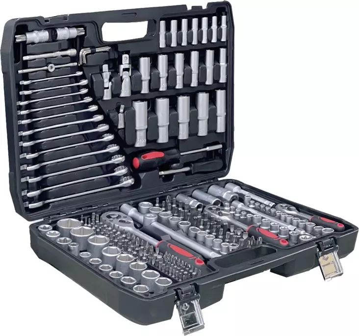 Hylsnyckelsats 216 delar 1/4", 1/2" och 3/8" - Hylsnyckelsatser - 6438168119366 - 1