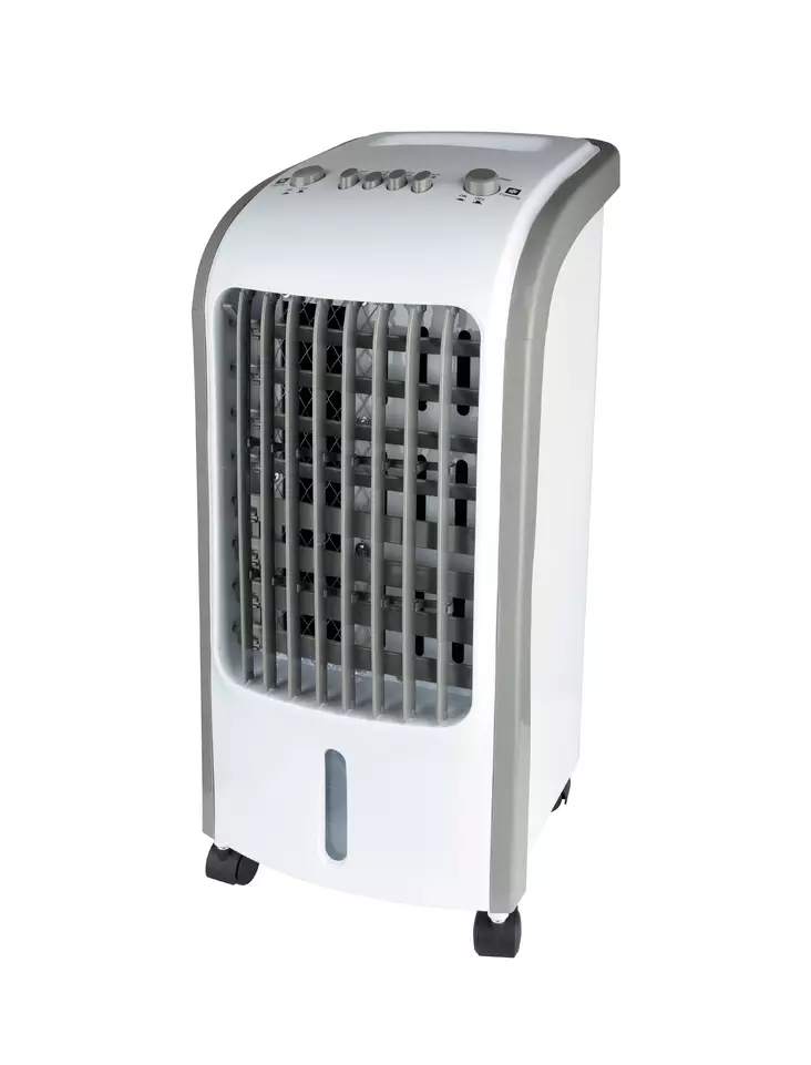 Luftkylare 80W på hjul 4l Mekanisk - Fläktar och luftkonditioneringsapparater - 6418536033326 - 1