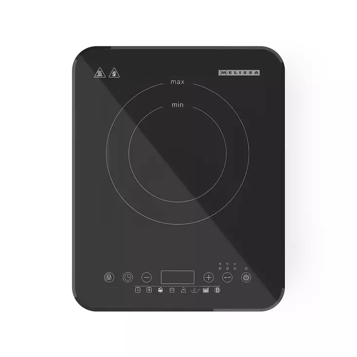 Induktionshäll | 2000 W | 10 effektnivåer | 8 förinställningar | Timerfunktion | Boostfunktion | LCD-display | Överhettningsskydd | Barnlås | Svart - Nedis produkter - 8711902091646 - 1