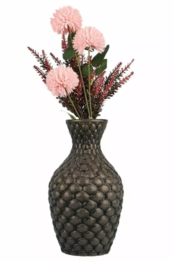 Dekorativ Kruka Aberto Design YL725 Brun Keramik 12x25 cm - Hängande blomkrukor och vaser - 8684283435746 - 1