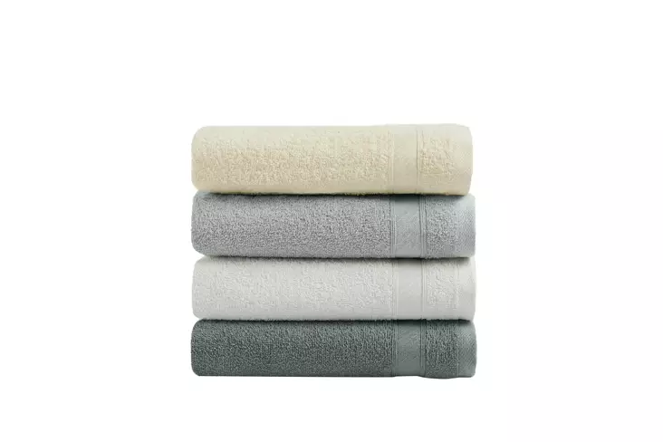 Ansiktshandduksset (4 st), flerfärgat, 50 x 90 cm, mjukt, slitstarkt - Handdukar - 8683743314676 - 1