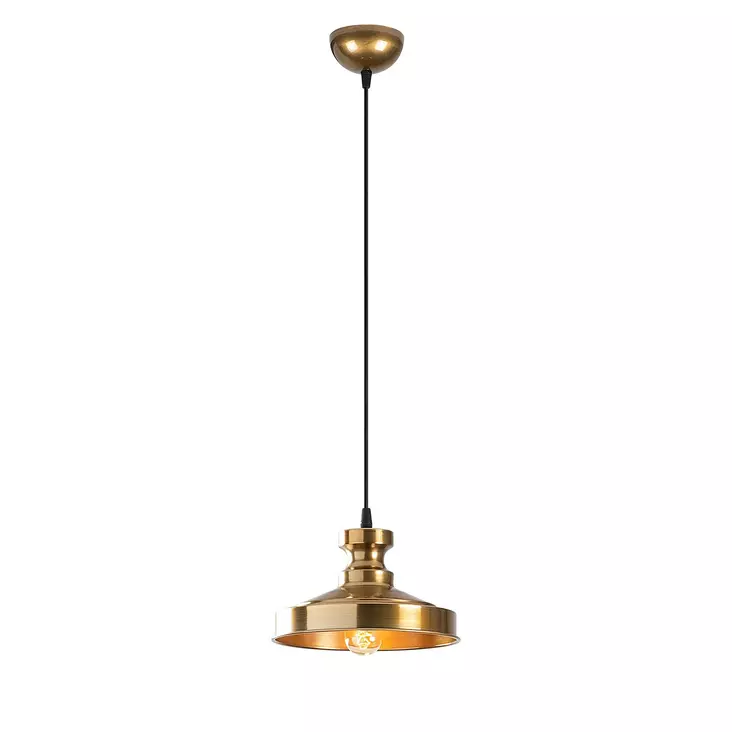 Taklampa Opviq Berceste Guld Metall 22 x 22 cm - Tak- och vägglampor - 8681875546446 - 1