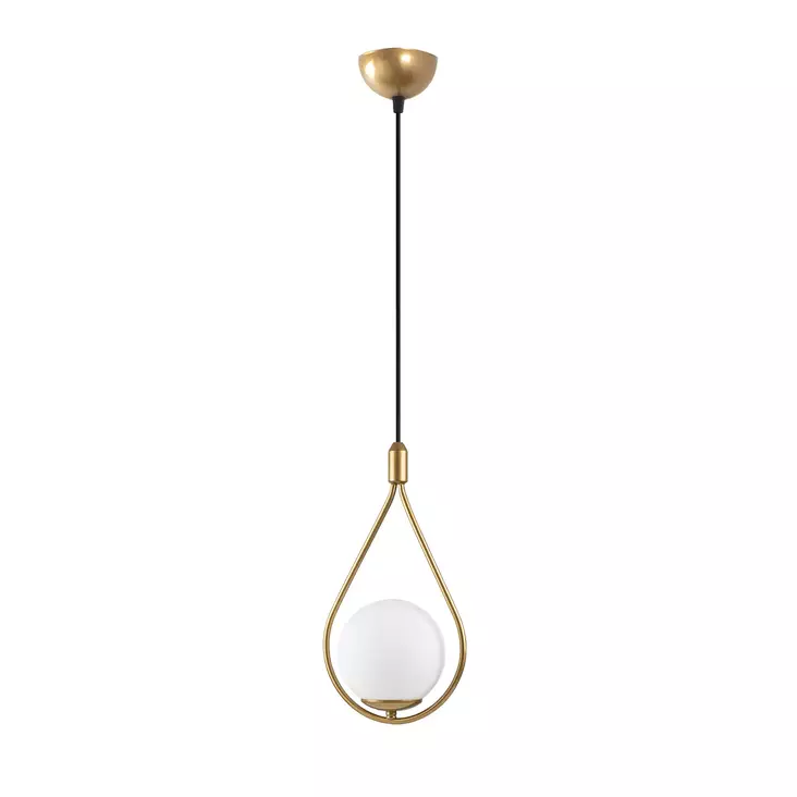 Taklampa Opviq Mudoni Guld Metall 15 x 56-136 cm - Tak- och vägglampor - 8684283356386 - 1