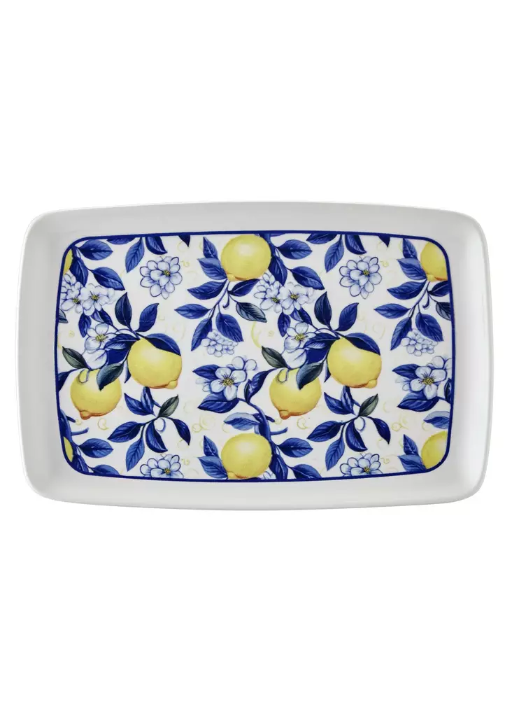 Uppläggningsfat Hermia Gul Keramik 34x25 cm - Tallrikar - 8684283616886 - 1