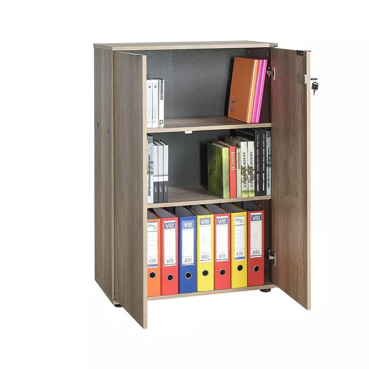 Bokhylla Hanah Home Rkt332Tt1 Ljus Valnöt Spånskiva 72x109x34 cm - Bokhyllor - 8684282333616 - 1