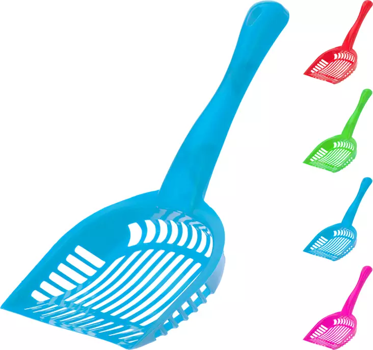 Kattsandsspade i plast 28 cm - Kattillbehör och vård - 8711295960246 - 1