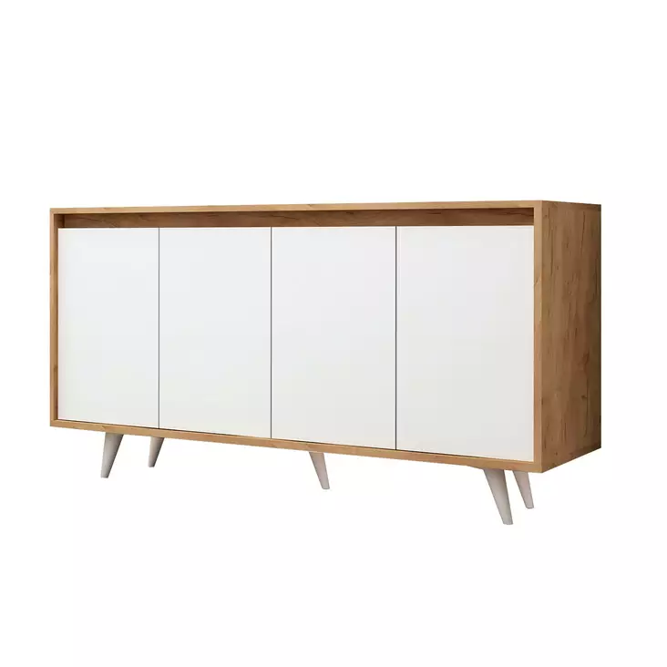 Konsolbord Hanah Home Shans Ek Spånskiva 140x86x40 cm - Byråer och skåp - 8681875126716 - 1