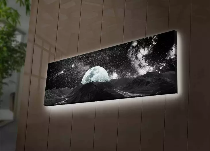 Canvastavla Wallity Flerfärgad Canvas 30x90 cm - Tavlor och ramar - 8681875452686 - 1