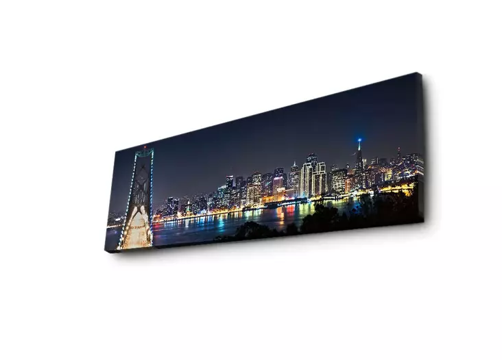 Canvastavla Wallity Flerfärgad Canvas 30x90 cm - Tavlor och ramar - 8681181295106 - 1