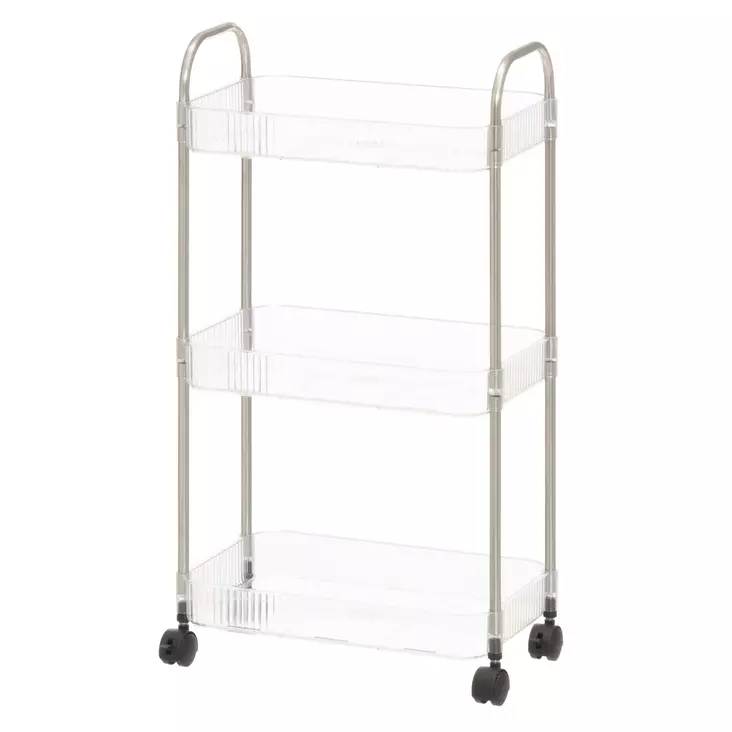 Korivaunu Air 3-tasoinen pyörillä kirkas - Hylla och klädhängare - 6410416483016 - 1