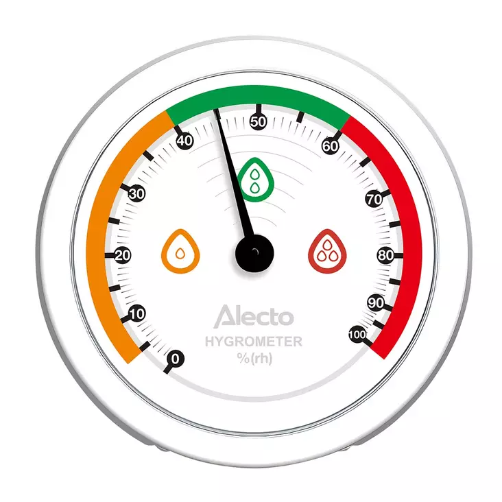 Analog hygrometer Svart - Nedis produkter - 8711902088516 - 10