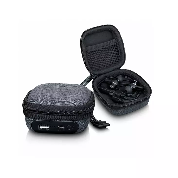 Fodral med inbyggd powerbank Grå - Powerbanks - 8711902042266 - 10