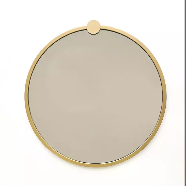 Spegel Hanah Home A708 Guld Metall 60x60x2,2 cm - Speglar - 8682870558656 - 1