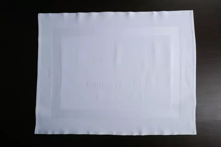 Tygservett, vit, 55 x 70 cm, mjuk, hållbar, maskintvättbar - Servetter - 8684282399476 - 1