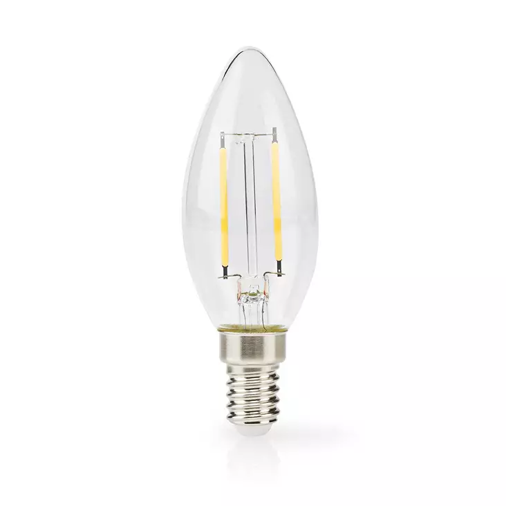 LED-lampa Lampa E14 | Ljus | 2.2 W | 470 lm | 2700 | Varm Vit | Retrostil | 1 st. | Tydlig - Nedis produkter - 5412810468676 - 10