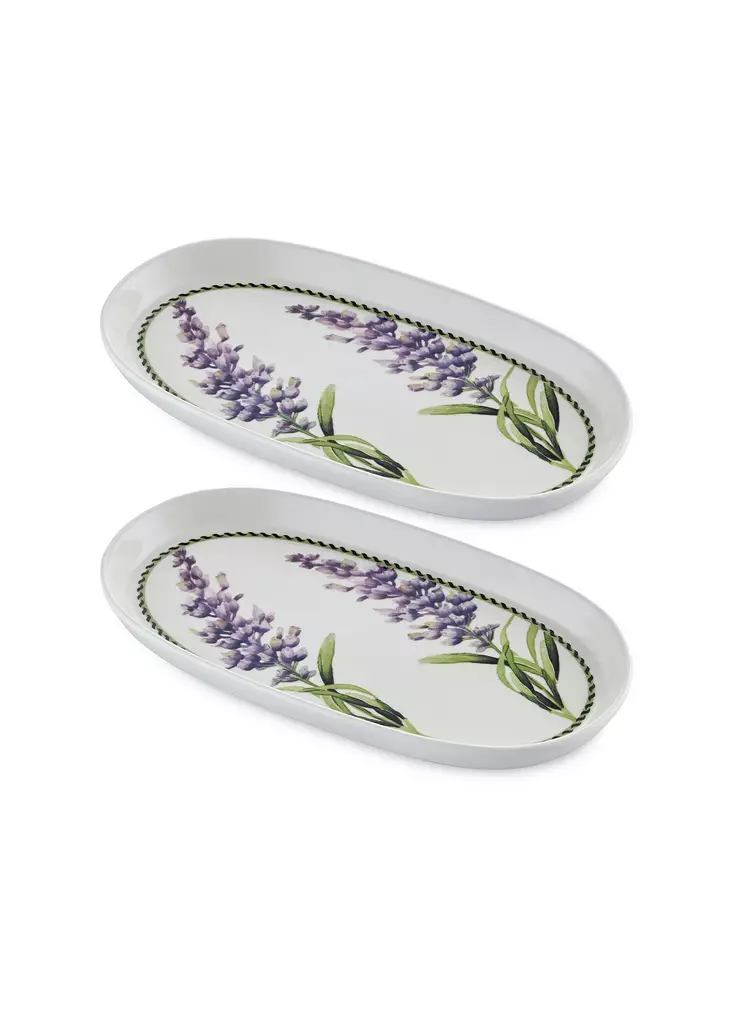 Uppläggningsfat Set Hermia Lilac Keramik 2 Delar - Tallrikar - 8684283617036 - 1
