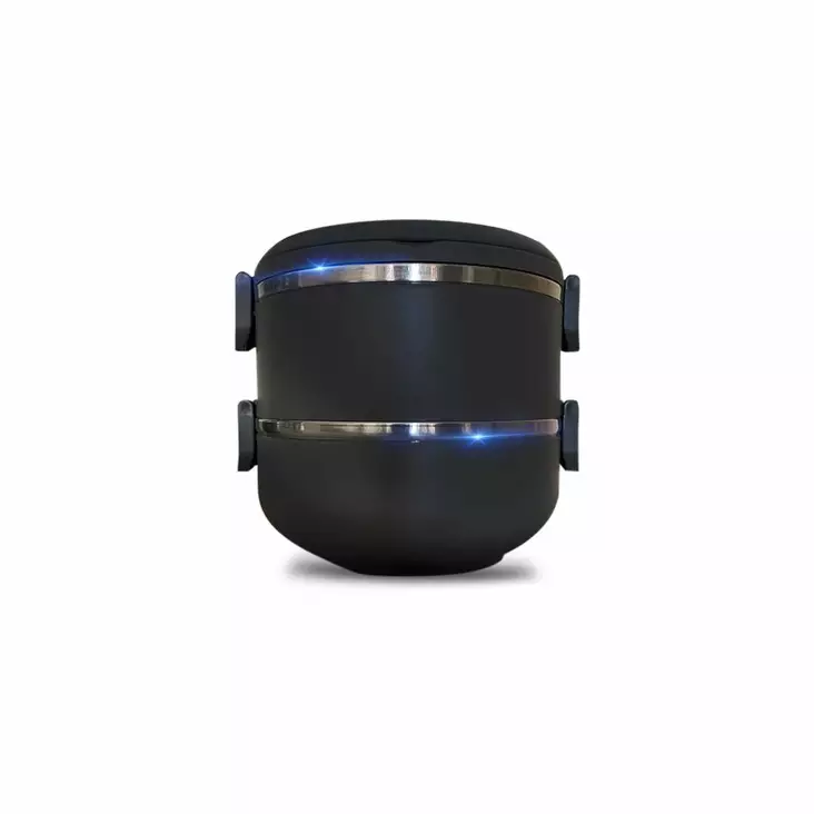 Matlåda Set Hermia Rökgrå Rostfritt Stål 2 Delar - Matlådor och matförvaringsbehållare - 8683342774376 - 1