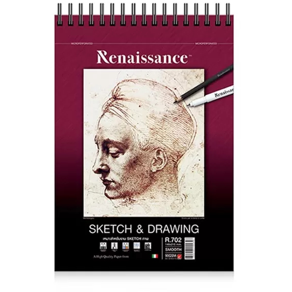 Luonnos- ja piirustuslehtiö A5, 90 g - Målardukar och tavlor - 8851907155346 - 1