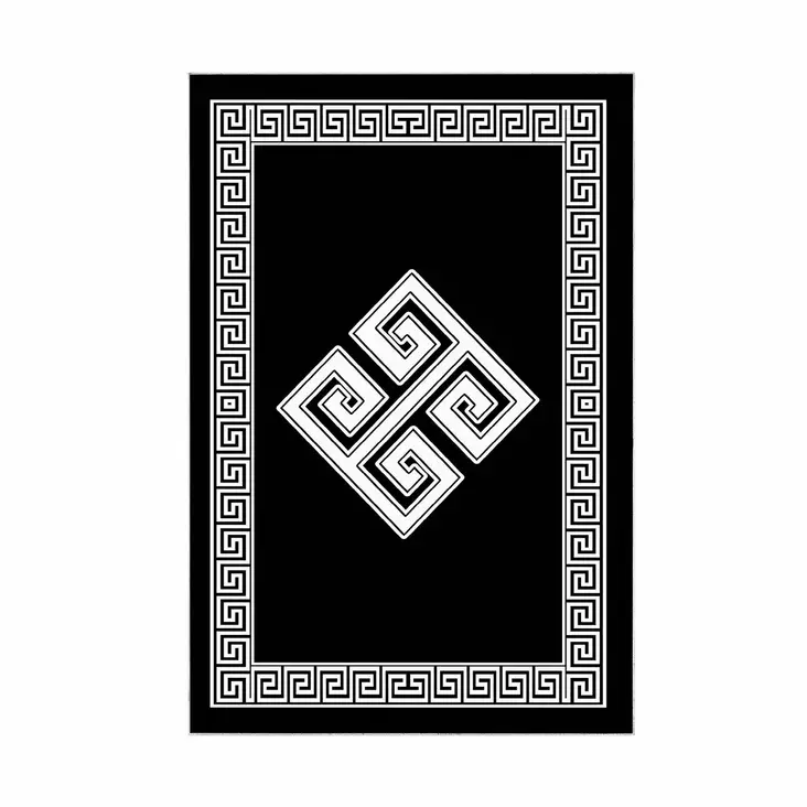 Badrumsmatta Set L'essentiel Flerfärgad 100% Polyester Halkfri Antibakteriell 50x60 cm & 60x100 cm - Badrumsmattor och våtrumsmattor - 8683342420976 - 1