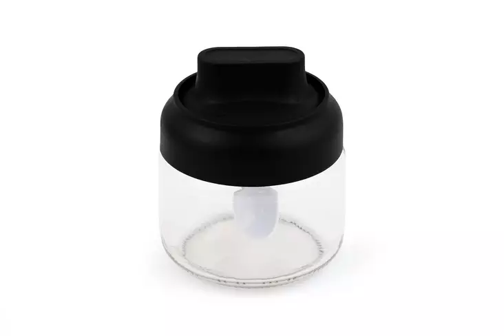 Kryddburkset (12 delar), svart, 10 x 10 x 9,5 cm, hållbar, stilren - Dagliga köksartiklar - 8683342477116 - 1