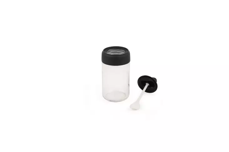 Kryddburk Set Hermia Loki Svart Glas 12 Delar - Dagliga köksartiklar - 8683743184286 - 1