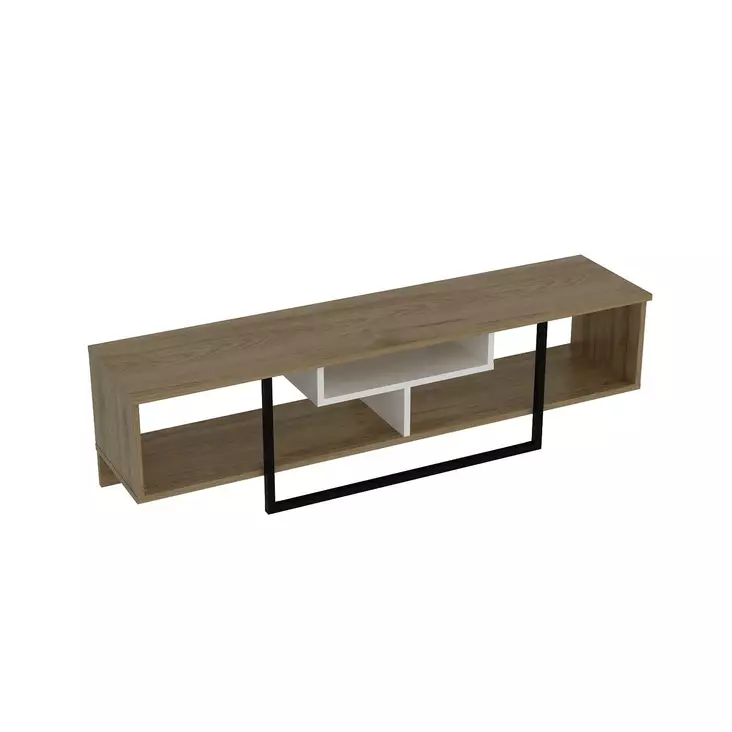 TV-bänk Hanah Home Asal Vit Spånskiva 149,4x40,2x35,2 cm - TV-bänkar - 8681875670356 - 1