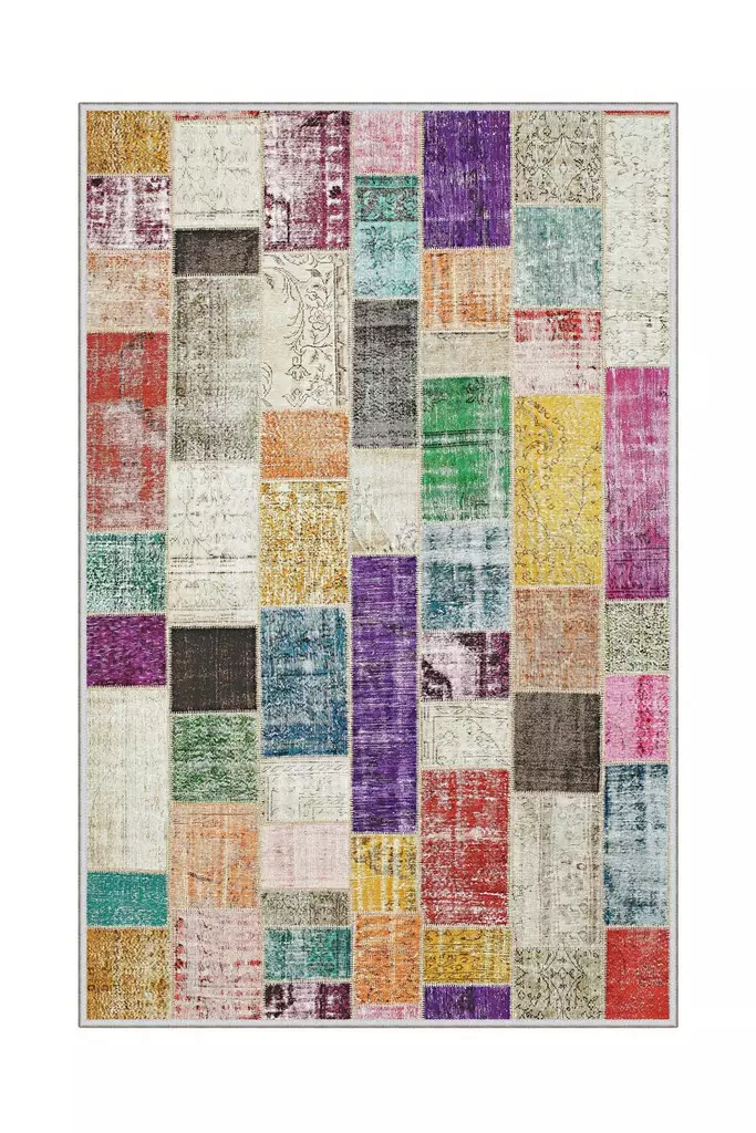 Matta Conceptum Hmnt806 Flerfärgad Polyester 160x230 cm - Stora och medelstora mattor - 8682870596726 - 1