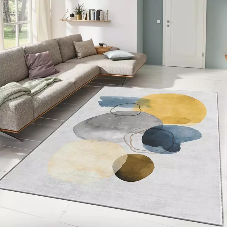 Matta Conceptum Alho Carpet38A Flerfärgad Polyester 80x140 cm - Små mattor och gångmattor - 8682870684416 - 1