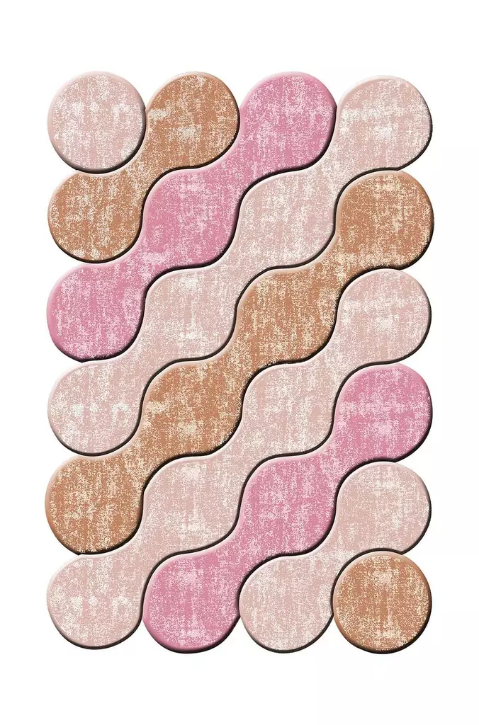 Gångmatta Conceptum Hmnt948 Flerfärgad Polyester 100x200 cm - Stora och medelstora mattor - 8682870633926 - 1