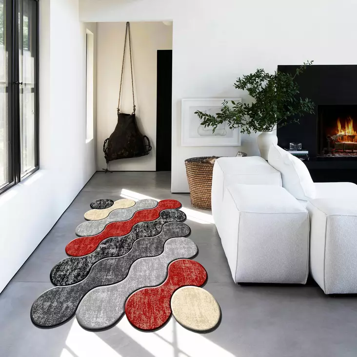 Gångmatta Conceptum Hmnt950 Flerfärgad Polyester 100x150 cm - Stora och medelstora mattor - 8682870634176 - 1