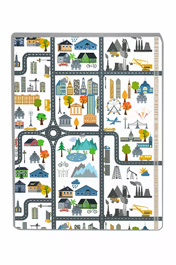 Gångmatta Conceptum Manitoba Flerfärgad Polyester 80x100 cm - Små mattor och gångmattor - 8682870905566 - 1