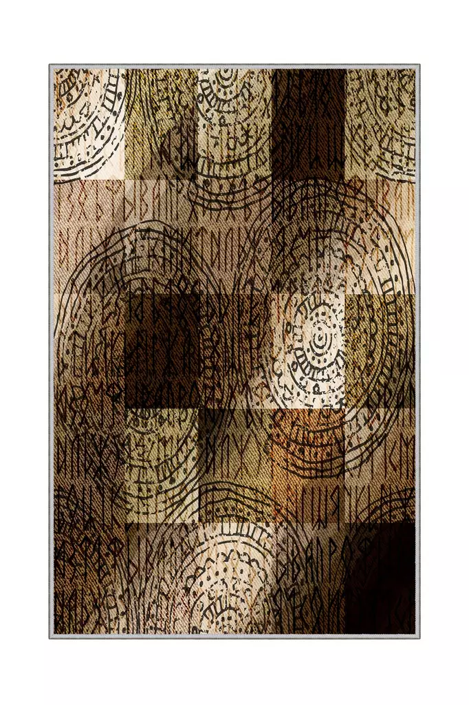 Gångmatta Conceptum Hmnt76 Flerfärgad Polyester 80x200 cm - Små mattor och gångmattor - 8681875850246 - 1