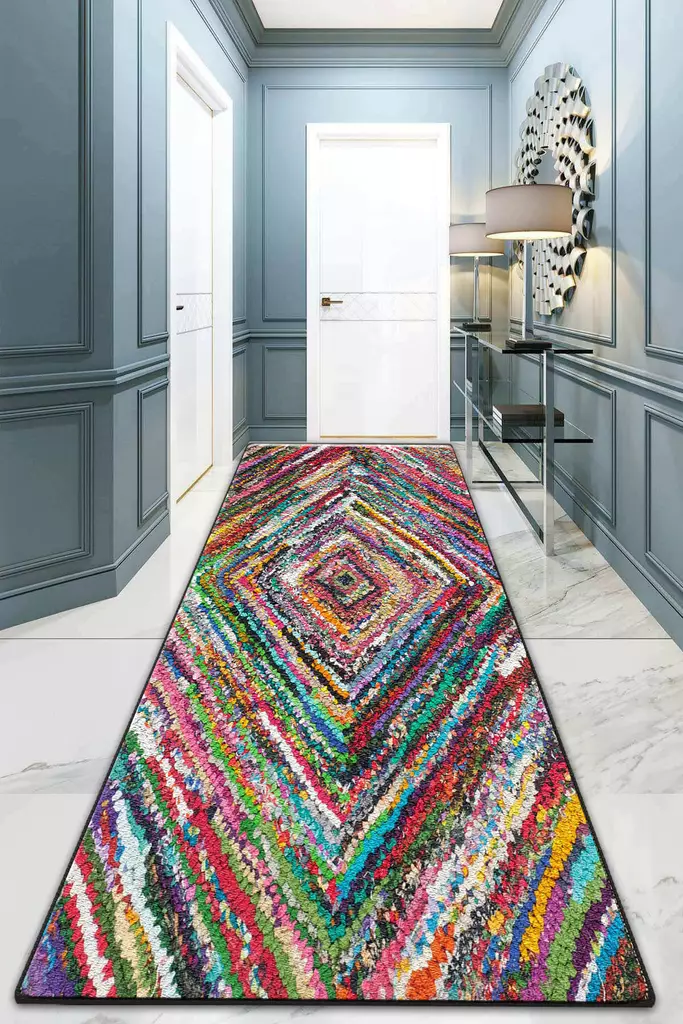 Gångmatta Conceptum Ipnosi Djt Flerfärgad Polyester 80x200 cm - Små mattor och gångmattor - 8683342042376 - 1