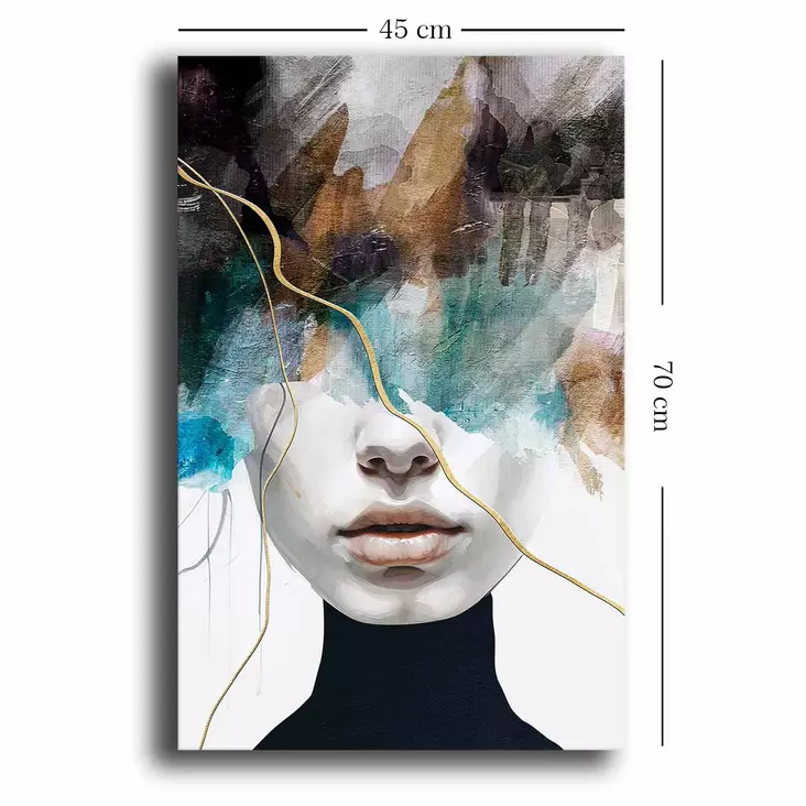 Canvastavla Wallity Flerfärgad Canvas 45x70 cm - Tavlor och ramar - 8684283327416 - 1