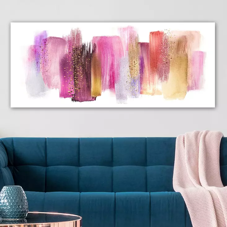 Canvastavla Wallity Flerfärgad Canvas 50x120 cm - Tavlor och ramar - 8682870433786 - 1